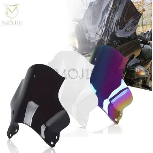 For Honda CB600 CB750 CB900 CB919 CB400 CB250 Hornet Motorcycle Wind Deflectors Windshield Windscreen For yamaha V-Max VMax 1200