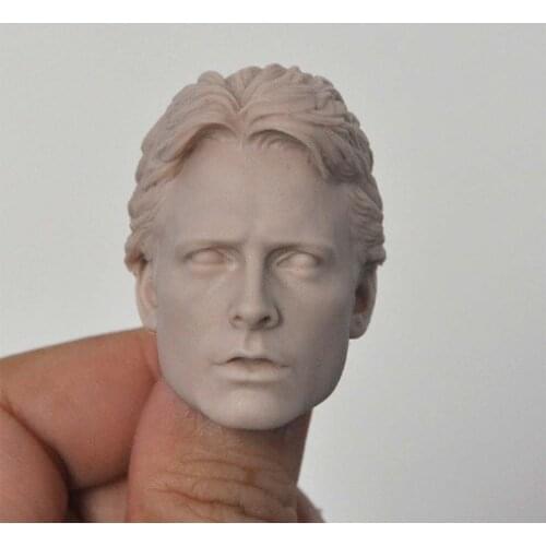 1/6 Scale Marty McFly Unpainted Head Models for 12''Figures Bodies DIY