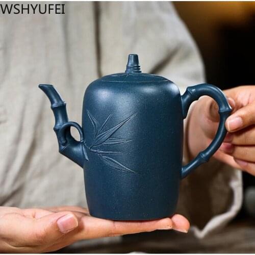 Large capacity 350ml Authentic Yixing tea pot purple clay teapot beauty kettle Raw ore Handmade Tea set Customized Tie Guanyin