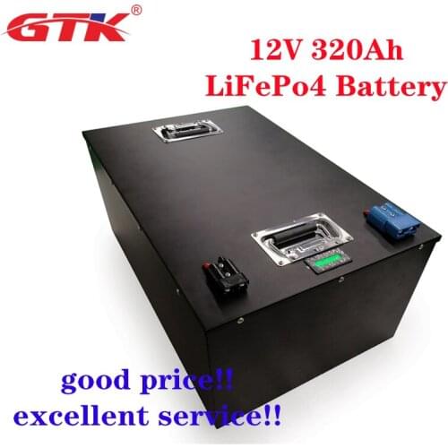 Rechargeable Lifepo4 Battery 12.8V/12V 320Ah High CapacityLithium Ion Phosphate For UPS RV Solar Storage System Electric Scooter
