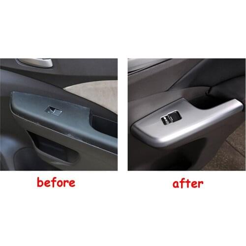 Handrails frame decorative sequins handrails affixed decorative patch window lifters special modified For Honda CRV 2012-2017