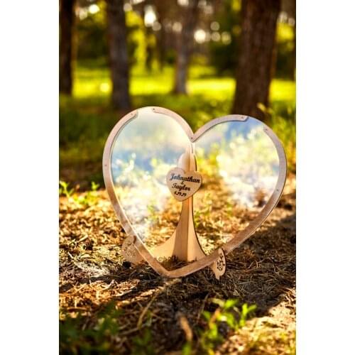 Transparent Wedding Guest Book, Wedding Guest Book, Clear Guest Book, Clear Wedding Guest Book, Rustic Wedding Guest Book