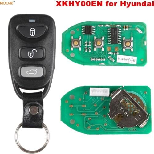 RIOOAK XHORSE XKHY00EN VVDI2 for Hyundai Type Wired Universal Remote Key 3 Buttons X007 English Version