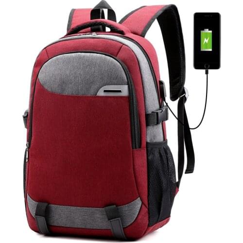 USB Charging Bagpack College School Laptop Backpack for Women Men School Bag Female Male Travel Mochila Bookbag