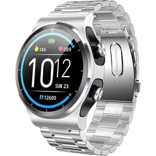 GT69 Smart Watch TWS Wireless Headset For Women 1.28" DIY Screen Bluetooth Call Weather Heart Rate Tracker PK GT2 Pro