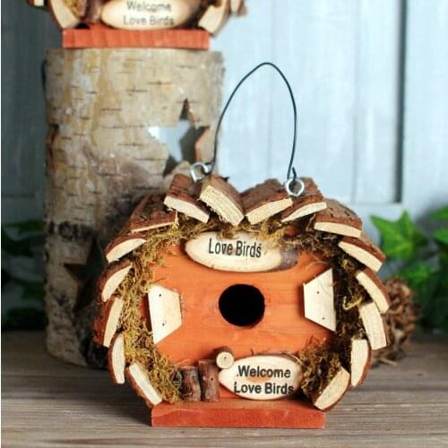 Handmade Small Country Chic Birdhouse Decoration