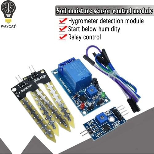 Smart Electronics 3.3V 5V 12V Soil Moisture Hygrometer Detection Humidity Sensor Module For arduino Development Board