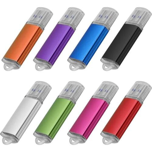 New Usb 3.0 USB Flash Drive 128GB 64GB Metal Pen Drives 8G 16GB 32GB High Speed Memory Stick Pendrives for Computer wedding gift