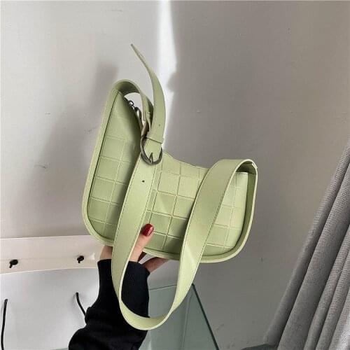 Vintage Underarm Handbag 2021 New Fashion Air Simple One-shoulder Personality Mesh Red Stiletto Bag