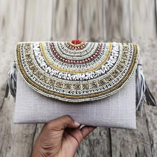 DOYUTIG Vintage Womens Handmade Clutch Bag For Party Indian Design Crossbody Bag Lady Embroidery Bohemia Envelope Bag F795