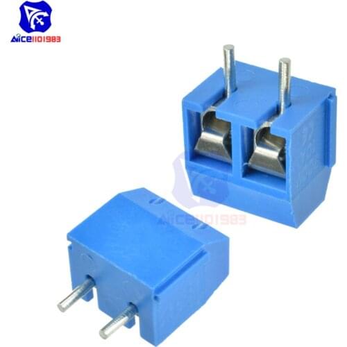 20PCS/Lot KF301-2P 5.08mm 2 Pin Cont Terminal Screw Terminal Connector Control Diy Kit Electronic PCB Board