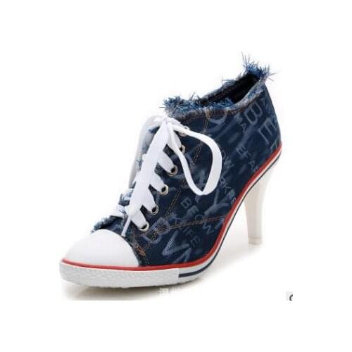 Женские балетки на каблуке Voesnees China At AliExpress