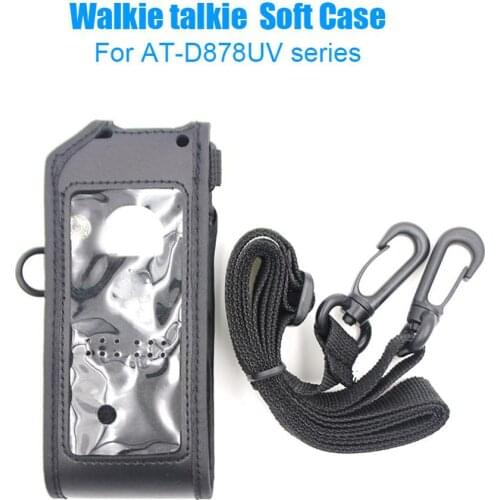 High Quality Portable Radio Soft Case For Anytone AT-D878UV Leather Protection Bag