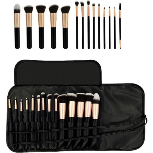 Waylike Makeup Brushes New 14 pcs Eye Makeup Brushes Set With Cosmestic Bag Eyeshadow Blending Make Up Brush For Makeup Beauty