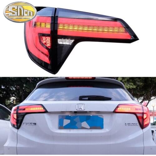Rear Driving Lamp + Brake + Reverse Lamp + Dynamic Turn Signal Car LED Tail Light Taillight For Honda HR-V HRV 2015 - 2020