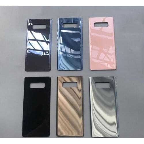 10 pcs/lot New Glass Material Rear Battery Door Case For Samsung Galaxy Note8 Note 8 N950 Back Glass Housing Cover