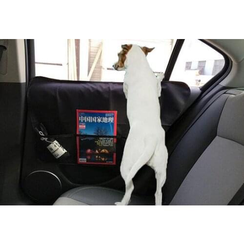 2 Pieces Car Pet Pad Side Door Anti-scratch and Anti-kick Oxford Cloth Pad Car Protective Pad for Stowing