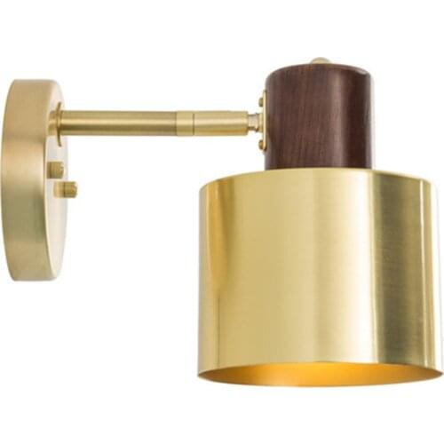 American Loft Style Bronze Iron Wall Sconce Vintage LED Wall Lamp Adjust Bedside Wall Light Fixtures Indoor Lighting Lamparas