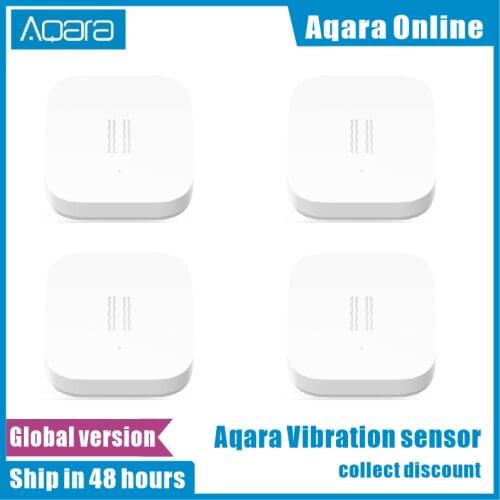 Global version Aqara Vibration sensor Shock sensor Sleep sensor Valuables alarm Monitoring vibration shock work mi home App