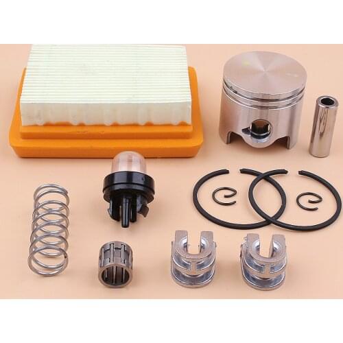 38mm Piston Rings Bearing Air Filter Kit Fit STIHL 020 FS200 FS200R FS202 FS350 FR350 SP200 TS200 Trimmer Parts 4130 790 1316