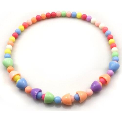 Colorful Acrylic Necklace For Girls Cosplay Mushroom Type 12pcs/lot For Promotion