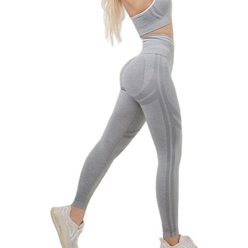 Joggers Women Yoga Pants Strechy Black Yoga Leggings Sport Women Fitness Gray Tight Trousers High Waist Femme Gym Accessories