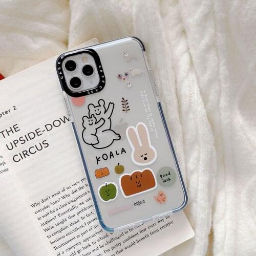 Retro grocery Koala letters cute Phone case For iPhone 11 Pro Max X Xs Max Xr case silicone cover for coque iPhone 7 8 Plus case