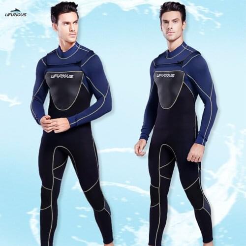 3MM Neoprene Wetsuit Men Surf Scuba Diving Suit Equipment Underwater Fishing Spearfishing Kitesurf Clothing Wet Suit Equipment