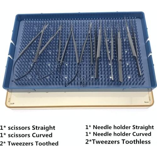 Stainless steel Ophthalmic micro Scissors, Needle Holder, tweezers Ophthalmology Micro instruments Double eyelid tools