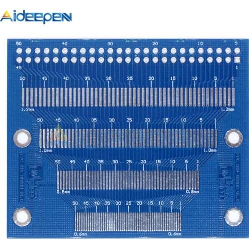 0.5mm to 1.2mm Pin Pitch Adapter PCB FPC Board 2.0-3.5 inch TFT LCD interface SMD to DIP H Dual Double Side