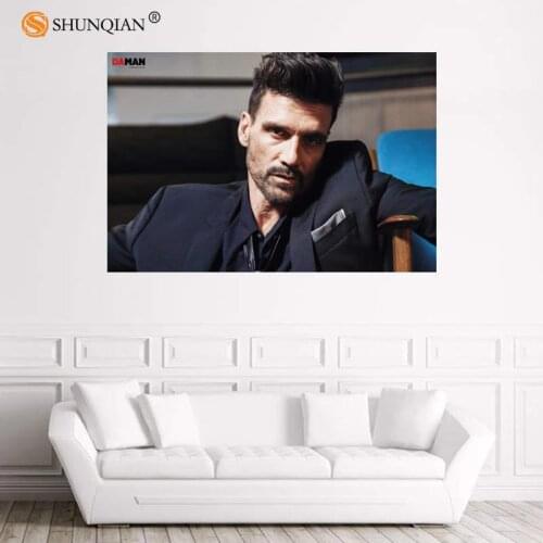 Nice Frank Grillo Poster Custom Satin Poster Print Cloth Fabric Wall Poster Print Silk Fabric Print Poster 18-1-16