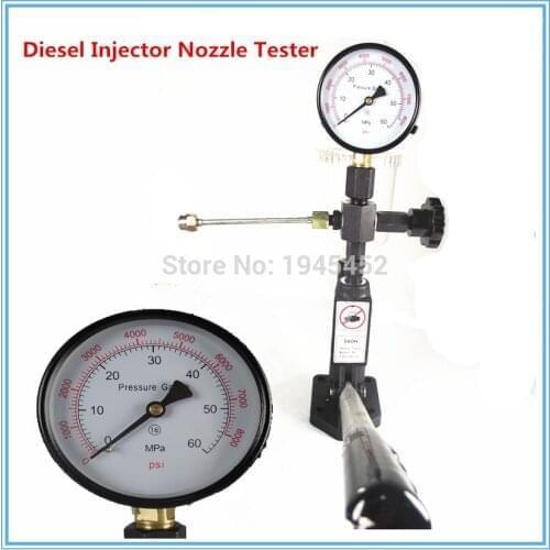 S60H Common rail diesel Injector nozzle validator fuel nozzle Injector tester good quality,Manual diesel booster pump