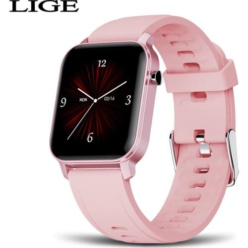 LIGE Woman Smart Watch Women Fitness Watch Smart Watch Men Waterproof Music Weather Display for Android ios Reloj Inteligente