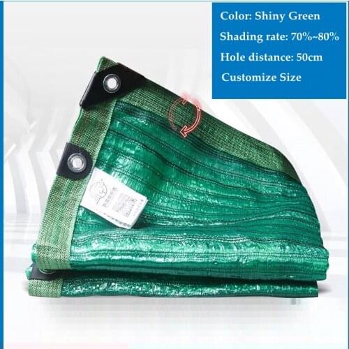 Shiny Green Custom HDPE Gazebo Sun Shade Net Anti-UV 75% Terrace Canopy Parking Shading Balcony Privacy Garden Pergola Fence Net