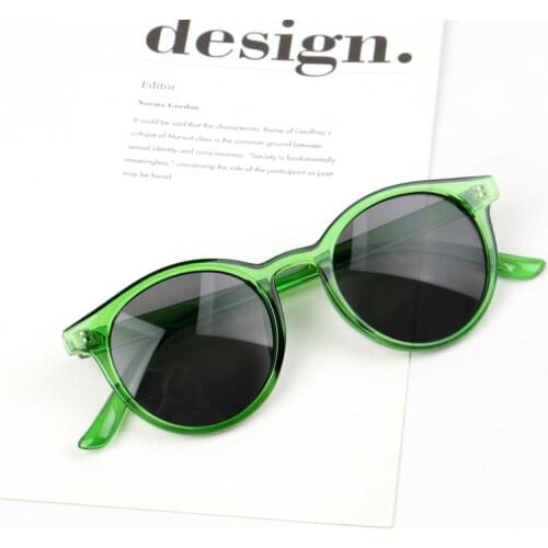 Vintage Round Kids Sunglasses for Girls Boy Retro Oversized Baby Sunglasses for Children Infant Toddler Plastic Gafas 2020