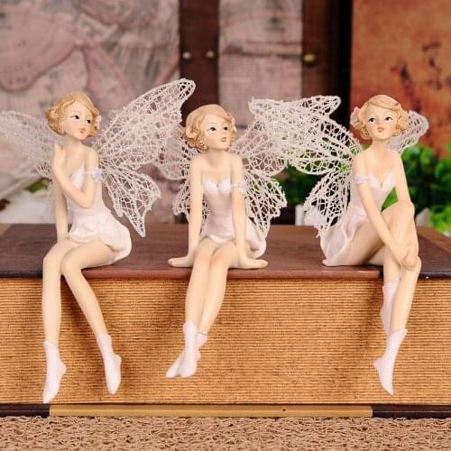 1pcs Action Figure little angel Miniature Resin figurines Collectible model figures creative gifts Toys home garden Decorations