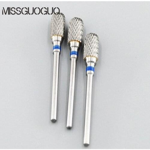 10pcs Carbide Burrs Round Drill Bit Nails 3/32" Bits For Manicure Professional Nail Tools Nail Mills