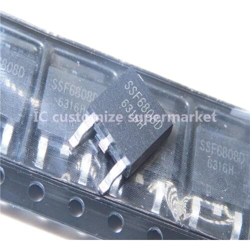10PCS/LOT NWE SSF6808D TO-252 68V 79A SMD Transistor