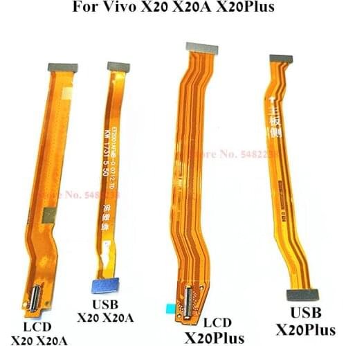 100% Original For Vivo X20 X20A X20P Plus LCD USB Motherboard Connector main board Data transfer Ribbon Flex cable Connector