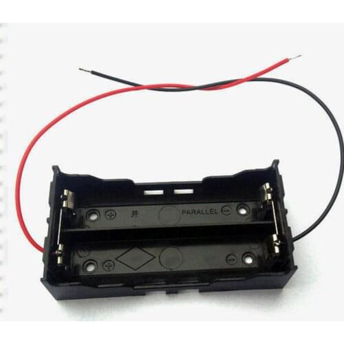 100% High-Quality Series Circuit 3.7V Two 18650 Batteries Storage Welding Piece Battery Holder Case Box