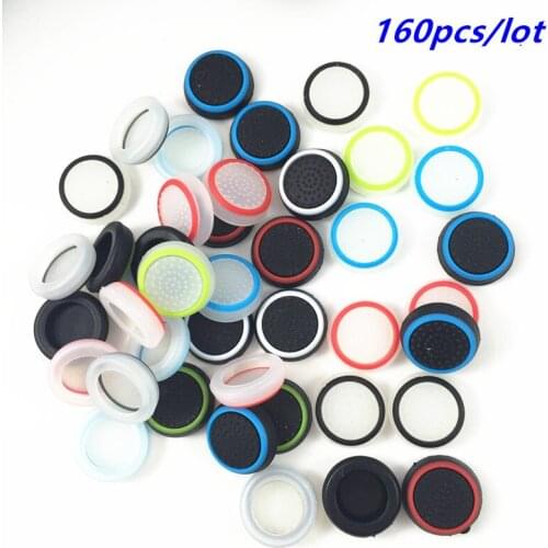 160pcs Silicone Analog Controller Thumb Stick Grips Cap Cover Grip for Sony Play Station 4 PS4 PS3 Xbox one Xbox 360 Thumbsticks