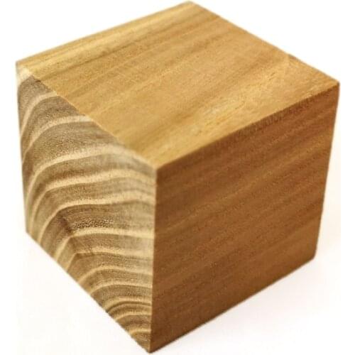 5pcs SIZE: 60*60mm Elm Square Wood Block Solid Diy Lumber Model