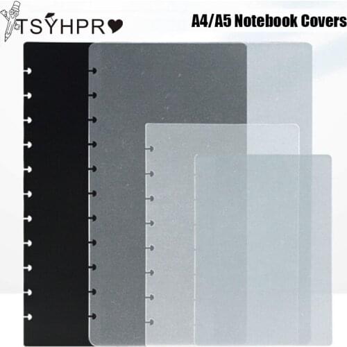 A4/A5 Mushroom Holes Notebooks Cover Set 2pcs(front+back) Diy Planner Accessories LF19-061