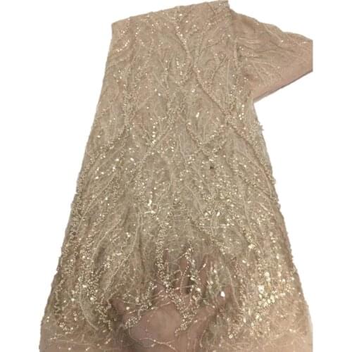 African SequinsTulle Mesh Lace Fabric 2021 High Quality Lace Nigerian Net Lace Fabrics For Women Party Wedding Dress x66-554