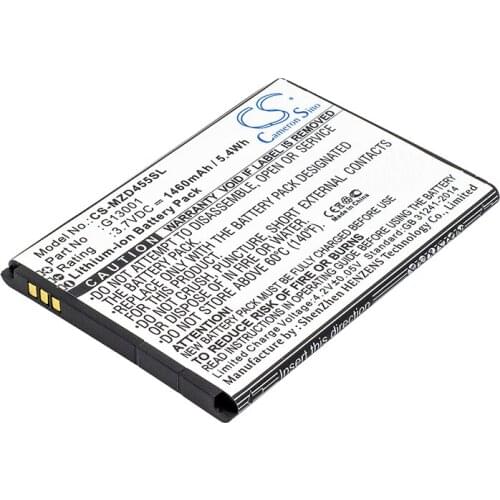 Cameron Sino 1460mah battery for NAVON MD455 Mizu D455 G13001 batteries