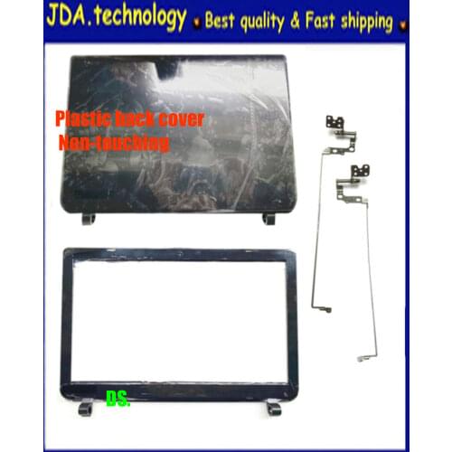 MEIARROW New for Toshiba Satellite L50 L55 L50-B L55-B L55D-B L55T-B LCD Back Cover+Front Bezel+Hinges No-Touch