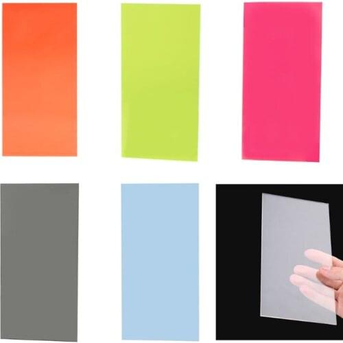 63HA 10Ã20cm Board Colored Acrylic Sheet DIY Toy Accessories Model Making