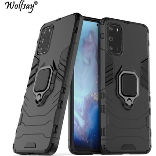 For Case Samsung Galaxy S20 Case Goyar Hard Armor Magnetic Suction Stand Shockproof Full Cover For Samsung S20 Case Samsung S20