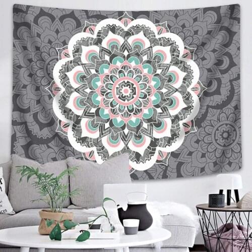 Mandala Series Printing Tapestry Household Tapestry Wall Hanging Decoration Beach Blanket For Living Room Decoration 9 Types