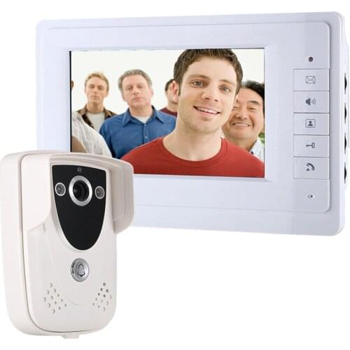 IR Camera 7 inch Display Video Door Phone Intercom Doorbell